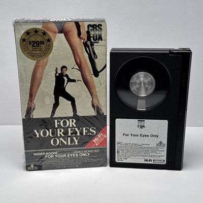 James Bond For Your Eyes Only Beta Betamax Roger Moore in Shrink Wrap