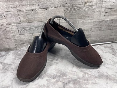 Arcopedico L2 Ballet Flats Women 8.5M Shoes Brown Nubuck Arch Support Comfort