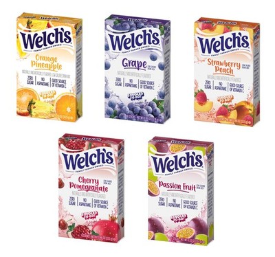 Welch's 5 Pack Variety - One of Each Flavor - Orange 0.6 Ounce (Pack 5)