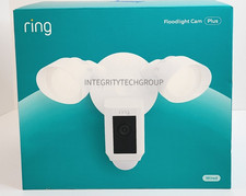 Ring Floodlight Cam Wired Plus New Model Motion-Activated Camera 1080p, NEW