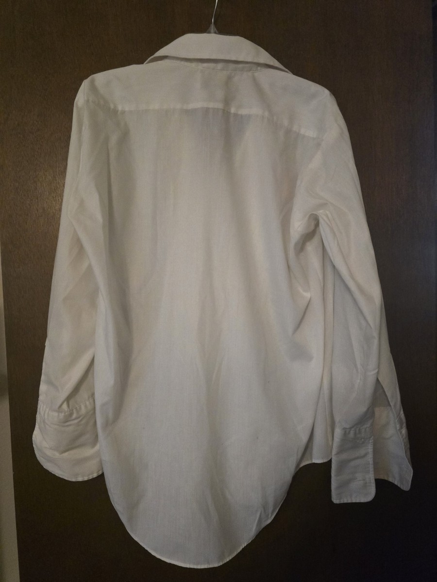 VTG HAND-PAINTED PINK ROSE 🌹 PALM BEACH FORMALS XL TUXEDO SHIRT View 2