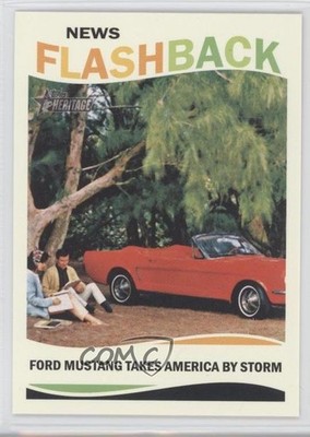 2013 Topps Heritage News Flashbacks Ford Mustang #NF-FM b3e