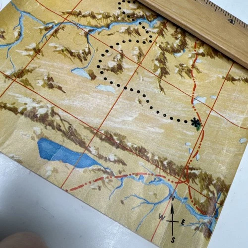 Vintage 1970’s GI JOE - ADVENTURE TEAM HEADQUARTERS TABLE MAP