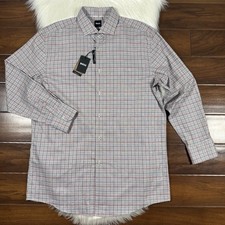Hugo Boss Size XL / 17 R / 32 - 33 Max Sharp Fit Button Up Long Sleeve Shirt