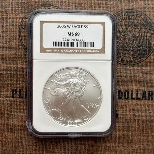 NGC 2006 MS69 American Silver Eagle 🇺🇸