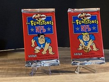 The Flintstones NFL Trading Card Pack 1993 NFL  1 Sealed Pack
