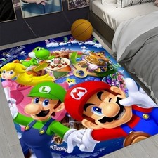 Kids 3D Super Mario Carpet Rug Living room Bathroom Bedroom Floor Mat Doormat