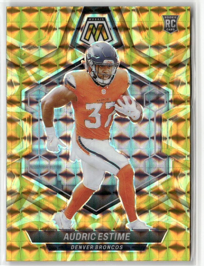 2024 Panini Mosaic- Yellow Reactive Audric Estime RC #392