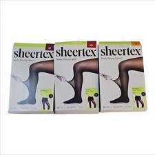 Sheertex Rip-Resist Sheer Tights Black (Small, Med, Large)