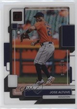 2022 Panini Chronicles Clearly Donruss Red 40/100 Jose Altuve #42 04br
