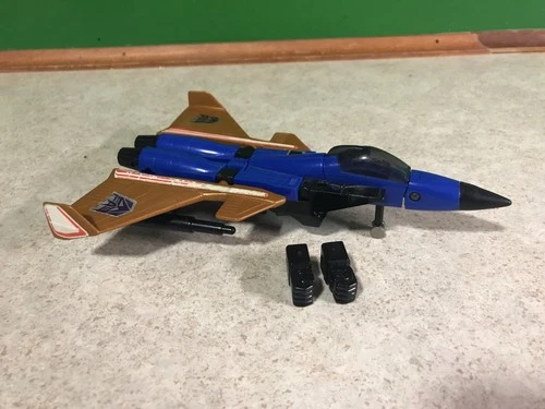 Vintage G1 Transformers 100% Complete 1985 Seeker Jet Dirge