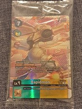 Rapidmon ST17-06 * Alt Art Foil Prerelease Winners Card Digimon TCG Sealed