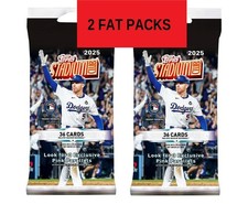 2025 Topps Stadium Club Baseball Fat Pack Factory Sealed - 72 Cards - 2 PACKS