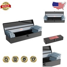 Heavy Duty 115-Piece Drill Bit Index Box - Metal Case, Marked Compartments, O...