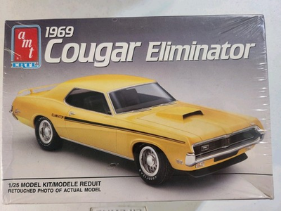 #ad AMT Ertl 1969 Cougar Eliminator Model Car Kit 1:25 Scale $26.99