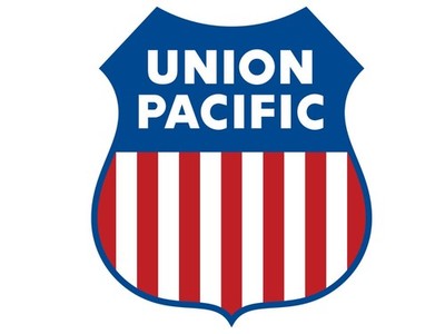 Union Pacific Railway UP Die Cut Laminated Vinyl Sticker Decal