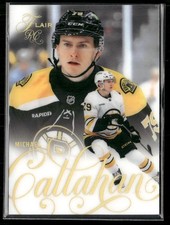 2025-26 UD Flair Hockey Michael Callahan RC Golden Spectrum SSP RARE! #172