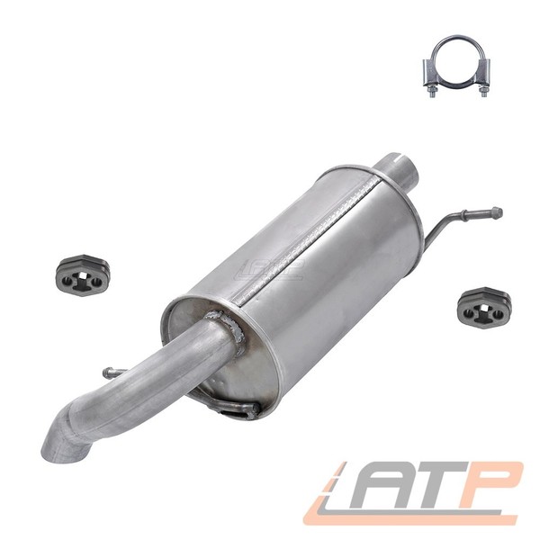 EndschalldÄMpfer Auspuff SchalldÄMpfer FÜR Ford Galaxy WGR 2.0 2.8 BJ 95-06-image