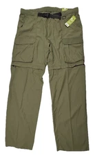 NEW Boy Scouts Of America Switchback Uniform Cargo Pants Relaxed XL  Green Nylon