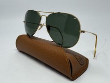 Ray Ban B L Gold Tone Aviators Vintage Aviator Sunglasses Wrap Around USA Made