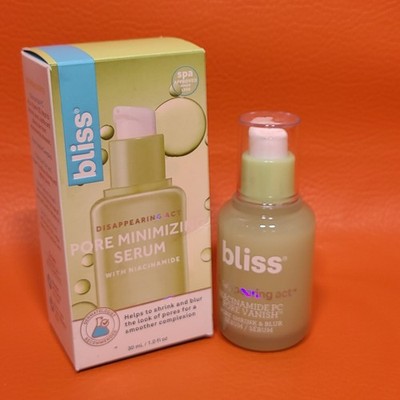 Bliss Disappearing Act Pore Minimizing Serum With Niacinamide Helps Smooth Skin