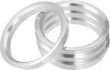 X AUTOHAUX 4pcs OD 83.1mm to ID 70.6mm Aluminium Alloy Car Hub Centric Rings Whe