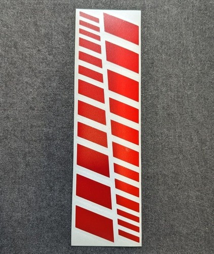290MM X 80MM REFLECTIVE CHEVRON STICKERS - CHOOSE YOUR COLOUR - Picture 5 of 7