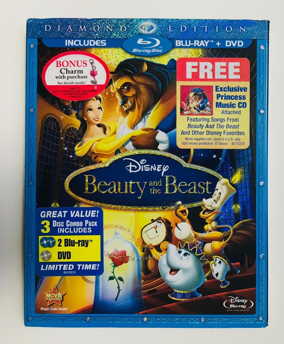 Beauty & the Beast - Diamond Edition Blu Ray / DVD with bonus