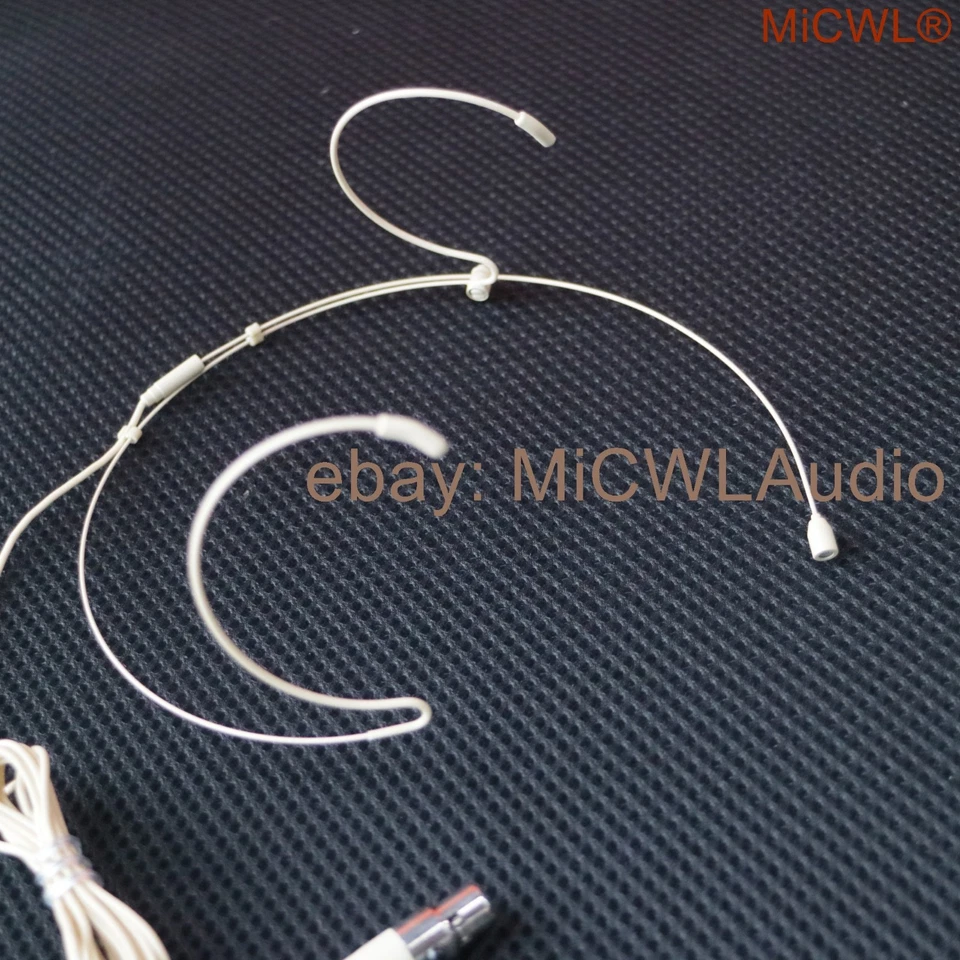 WL9 Beige Dual ear Headset Microphone for SHURE Headmic Wireless mini 4-Pin XLR - Image 2 of 4