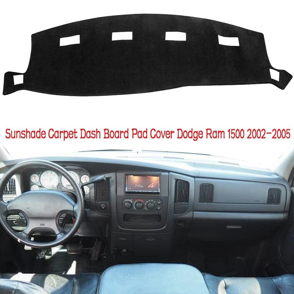 For Dodge Ram 1500 2500 3500 2002-2005 Dash-Mat Dashboard Mat Dash Cover Carpet - Image 3 of 4