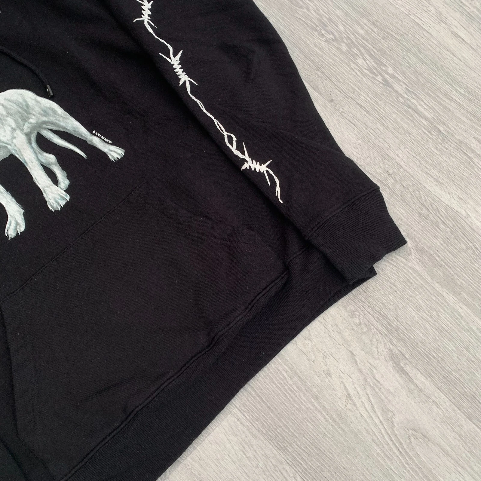 Felpa con cappuccio Marcelo Burlon Contea di Milano Doggo Nero