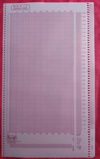 1  Blank Mylar Sheet For  Knitmaster Knitting Machines