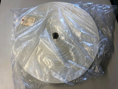 5 Meter US Army HEAVY DUTY NYLON Webbing/CARGO Strap White/Cream -3.1 TONS