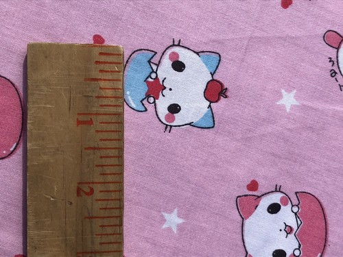 Small TeaCup Kittens Cotton Fabric. Pink Color. Cute Kitty. Quality. BTY - Picture 3 of 6