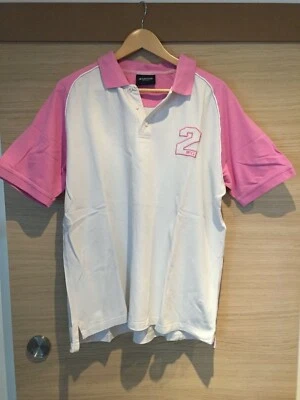 Polo McGregor homme blanc et rose taille XL - Photo 1/4