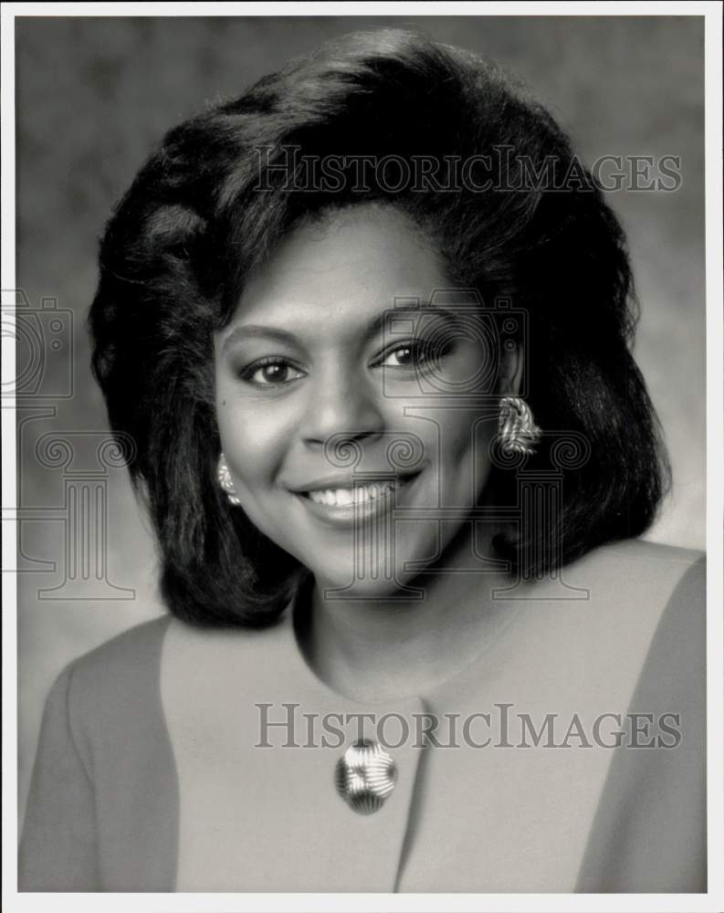 1991 Press Photo Marlene McClinton, KHOU TV, Channel 11 hpp40805