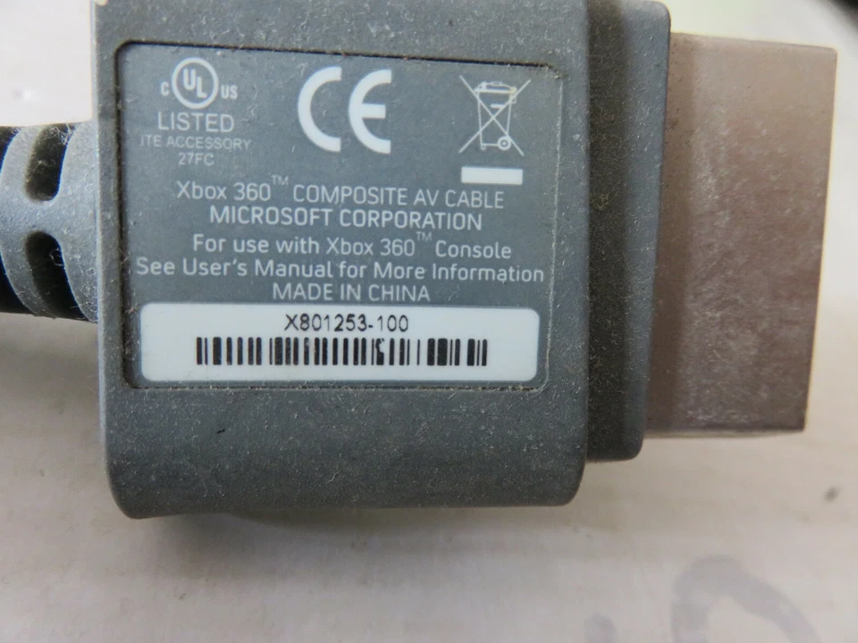 Microsoft Xbox 360 HD AV Cable X801253-100 Original Ok - Image 2 of 4