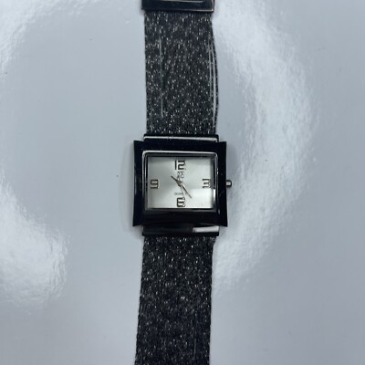E NY&Co Gunmetal Black Charcoal Stainless Ladies Retro Untested