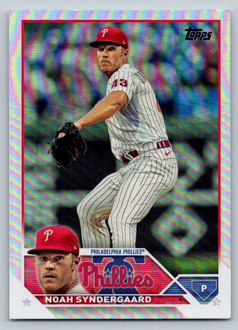 Noah Syndergaard #145 2023 Topps Gold Foil Philadelphia Phillies