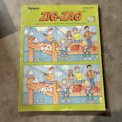 Highlights for Children Magazine Zig Zag 1992 In Espanol Spanish