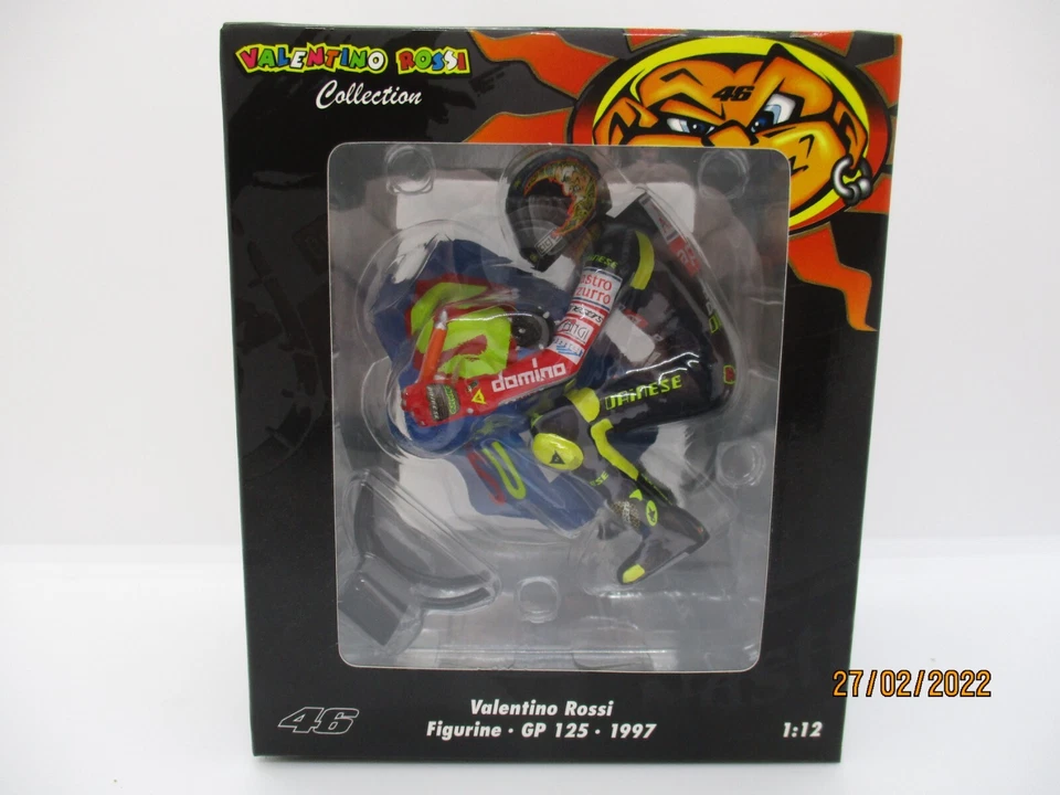 Motorrad WM 125ccm Figur, #46, Valentino Rossi, 1997 "Rossifumi"!!! - Bild 2 von 4