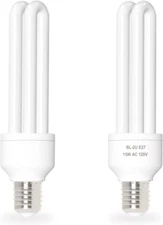 Dichroma E27 15W U Type Replacement Bulb for 15W Bug Zapper, Compatible with HOM