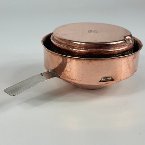 Vintage Small Copper Copper Burner and Matching Lid Stamped Wagner West Germany - Picture 11 of 17