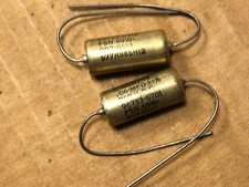 2 NOS Vintage .06 uf 200v West-Cap Vitamin Q Capacitors Guitar Tube Amp Tone Cap