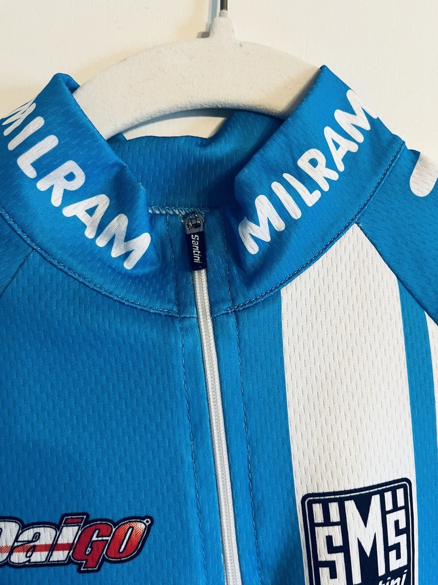 SMS Santini Italy Milram Cycling Team 1/4 Zip Jersey Short