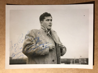 JEFFREY ''JEFF'' HUNTER Star Trek Original Authentic Vintage Signed PHOTO COA CAv