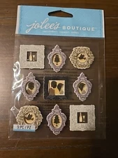 RARE Jolees Boutique WEDDING FRAMES REPEAT Scrapbooking Stickers 