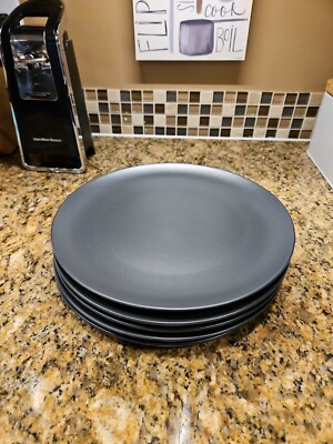 Ikea Dinera Serving Plate Lot Of IKEA Dinera Stoneware Gray Dinner