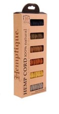 6-Pack Hemp Cord Mini Spool Set Jewelry Making Macrame Crochet Gift Wrap Crafts