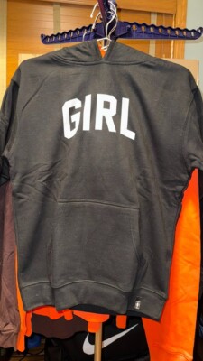 GIRL black hoodie youth